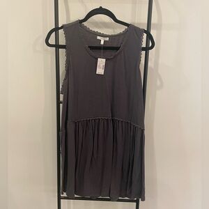 Maurices Charcoal Sleeveless Tank Top NWT